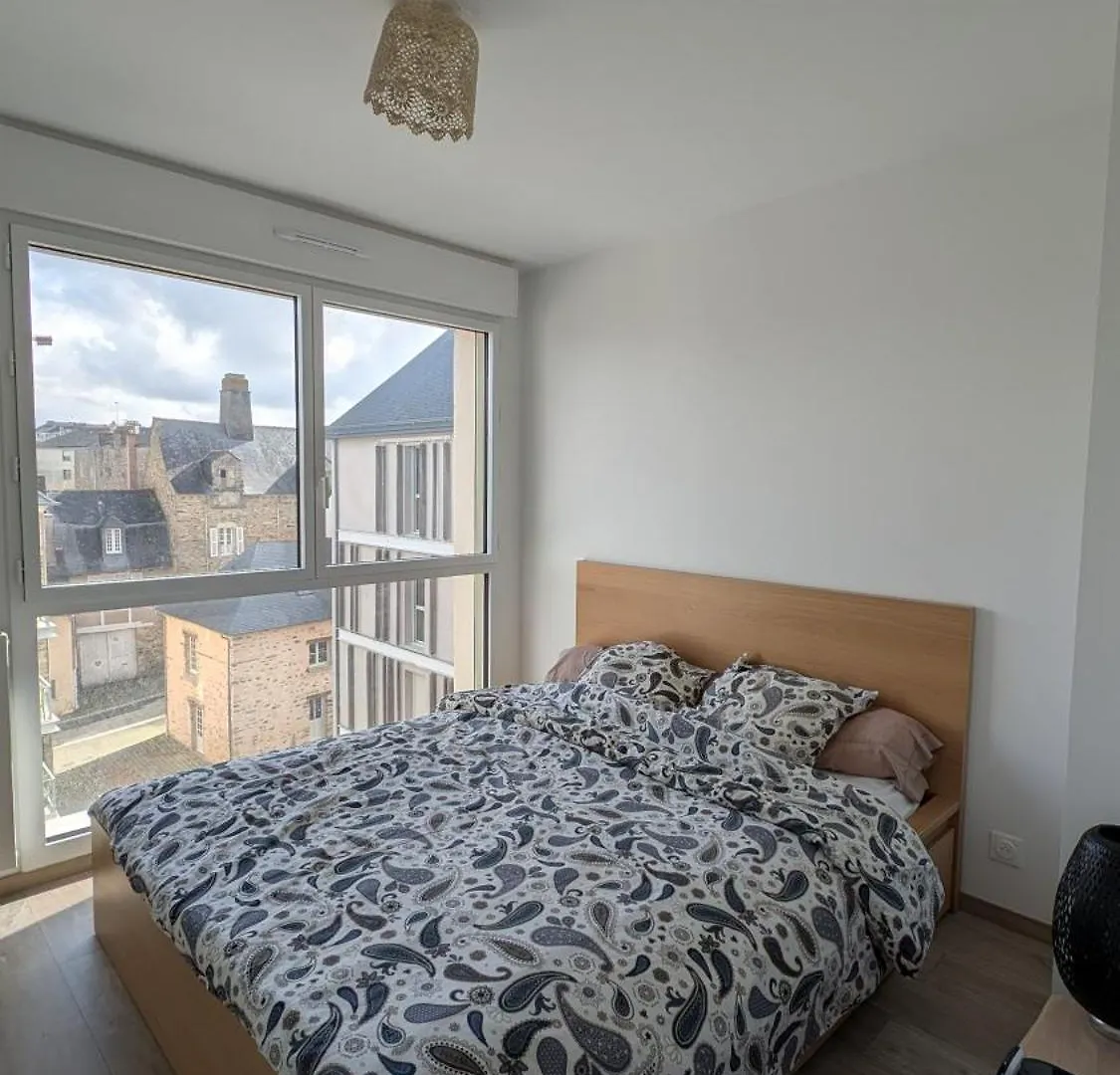Appartement Contemporain Lumineux Avec Terrasse 비트레 프랑스